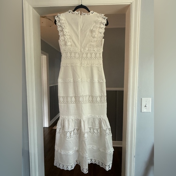 Endless Rose White Midi Dress - Picture 5 of 7